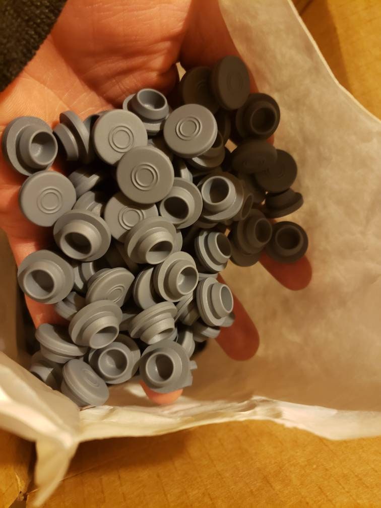 100 Self-Healing Injection Ports 13mm (Autoclavable)
