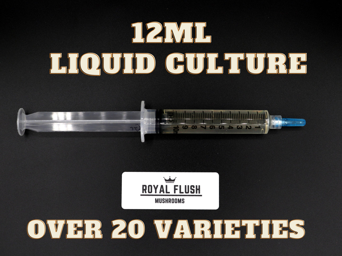 Mushroom Liquid Culture (20+ Kinds) - 12ml