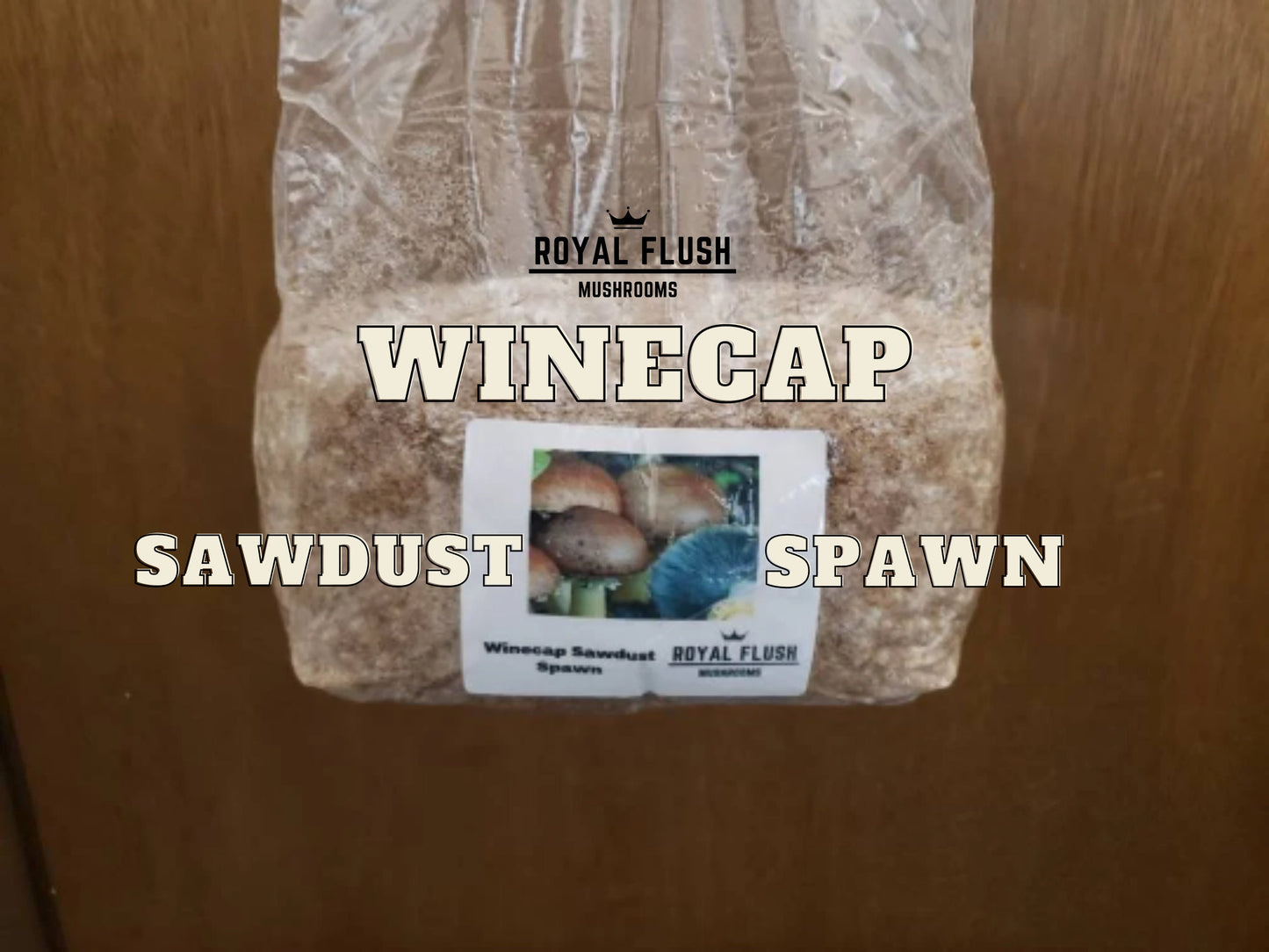 Winecap Garden Grow Kit - 4lb - Easy Outdoor Mushrooms
