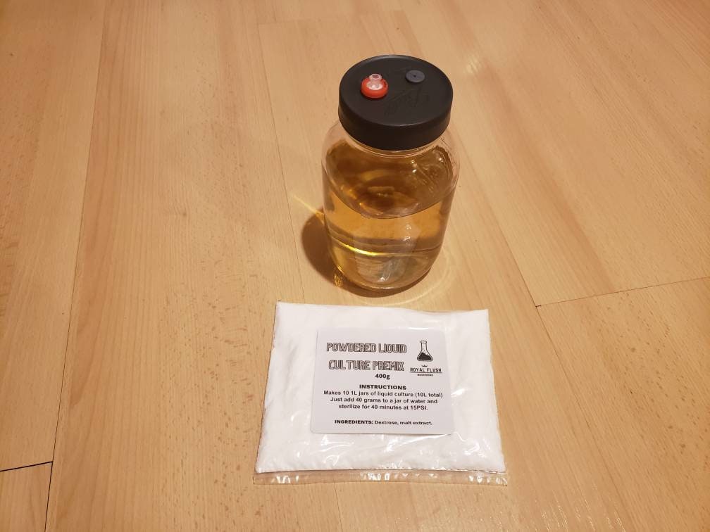 Powdered Liquid Culture PreMix (Makes 10L) - Just Add Water
