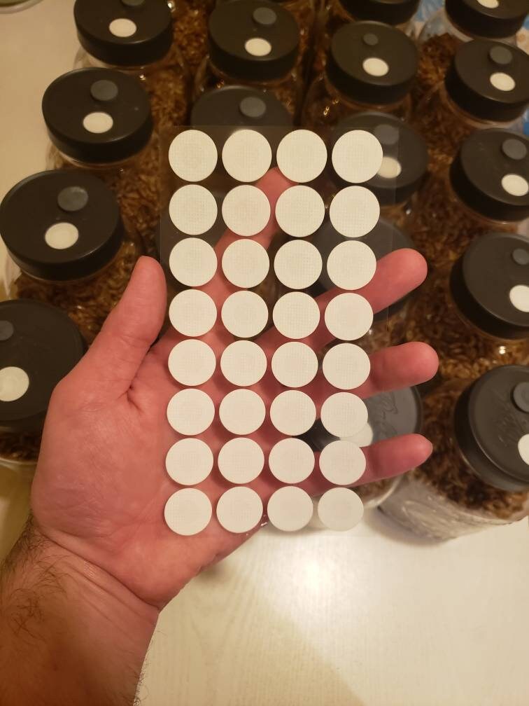 Filter Stickers For Spawn Lids - Free Shipping - Keeps Your Spawn Clean!
