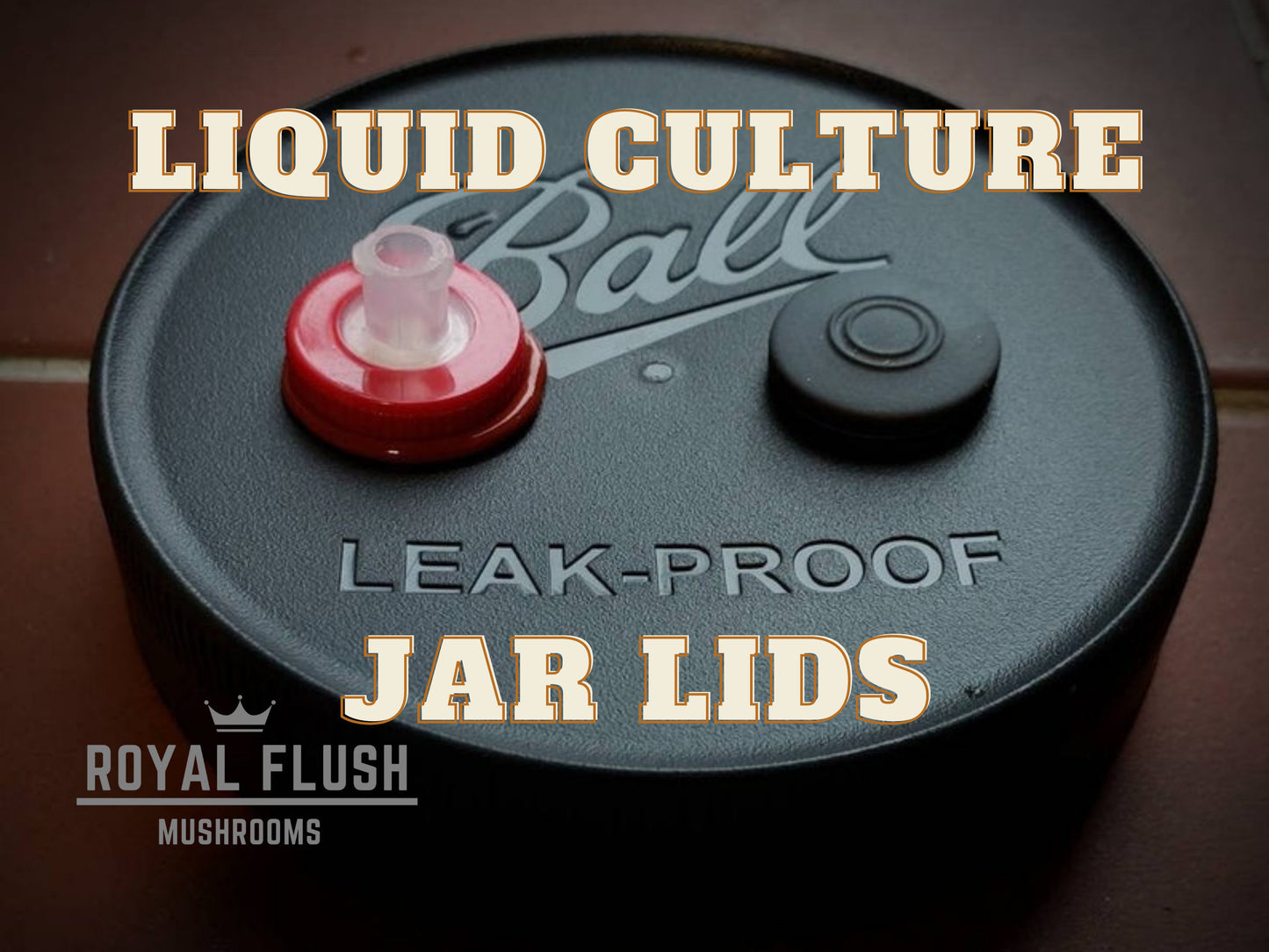 Liquid Culture Jar Lid - Autoclavable PP5