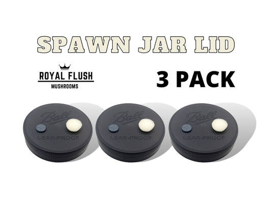 Spawn Jar Lid 3 Pack - Autoclavable