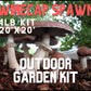 Winecap Garden Grow Kit - 4lb - Easy Outdoor Mushrooms