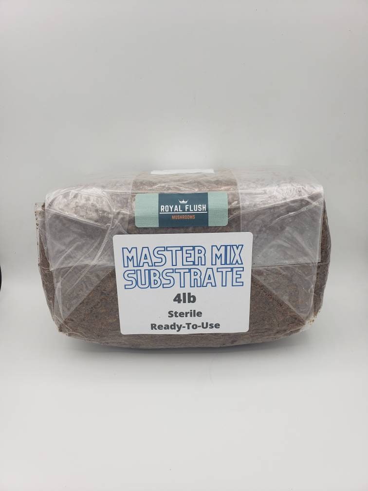 Master's Mix Substrate -Sterile, Hydrated, Ready-to-use (In 14A Mushroom Grow Bag)